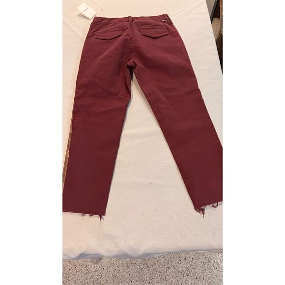 MOTHER THE SHAKER PREP HIGH WAISTED CROP CHINOS SIZE 26 NEW TAGS - Picture 10 of 16